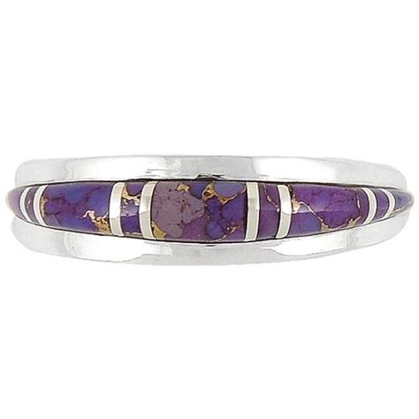 Purple Turquoise Ring Sterling Silver R C Sterling Silver Rings