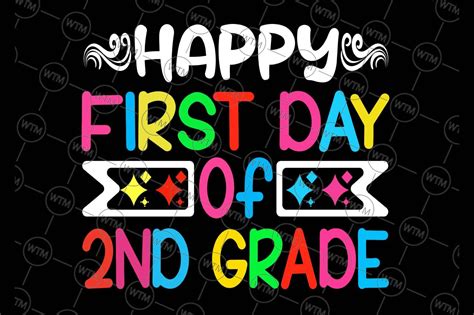 Happy First Day Of 2nd Grade Svg Back To School Svg Leopard Print