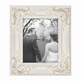 Vintage White Portrait Picture Frame, 11x14 | Traditional wedding gifts ...