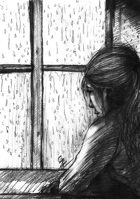 Rainy Day Pencil Sketch A Detailed Guide For Beginners