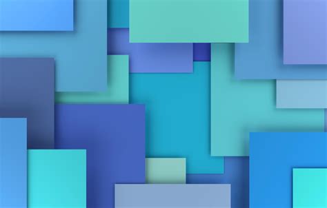 Wallpaper Colorful Abstract Design Blue Background Geometry Geometric Shapes 3d Rendering