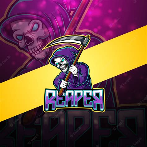 Premium Vector Reaper Esport Mascot Logo