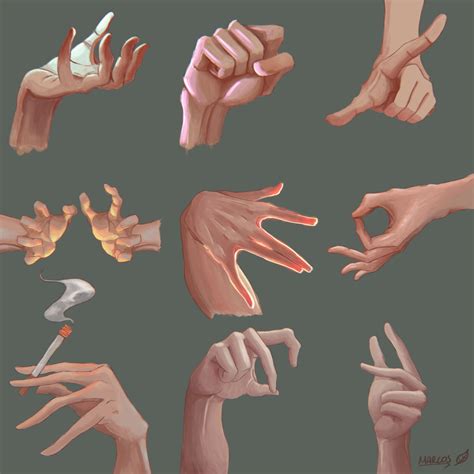 Artstation Hand Practice