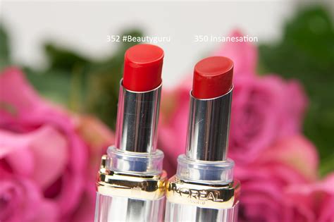 L Oreal Color Riche Shine Lippenstifte Review Werbung Lilyfields