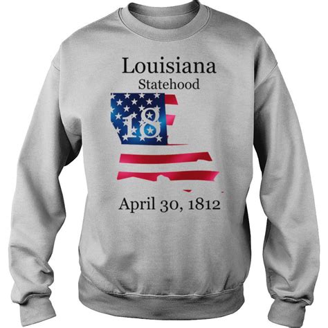 Louisiana 18th Statehood Admitted To The Us April 30 1812 American Flag