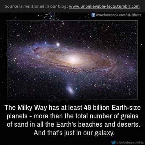 The Milky Way Has At Least 46 Billion Earth Size Planets