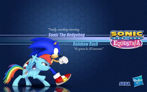 Sonic The Hedgehog And Rainbow Dash Wallpapers Wallpaper Cave