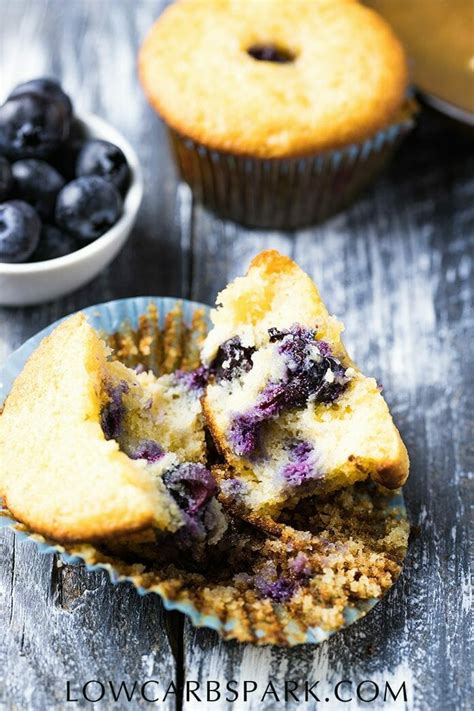 Quick And Easy Low Carb Keto Blueberry Muffins Low Carb Spark