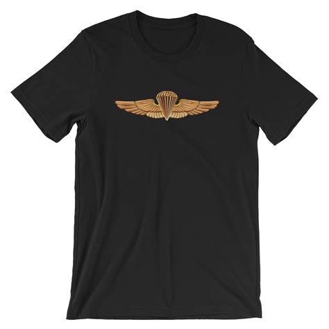 Us Navy And Us Marine Corps Parachutist Wings Short Sleeve Unisex T