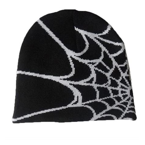 1 X Raw Customer Returns Selile Y2k Beanie Spider Web Hat Slouchy Y2k Jobalots Europe