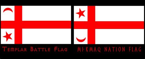 Mikmak Templar Battle Flag Matt Belair
