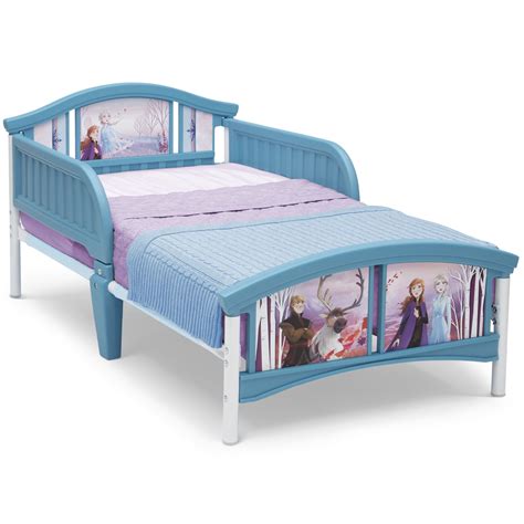 Disney Frozen Ii Plastic Toddler Bed By Delta Children Home And Garden