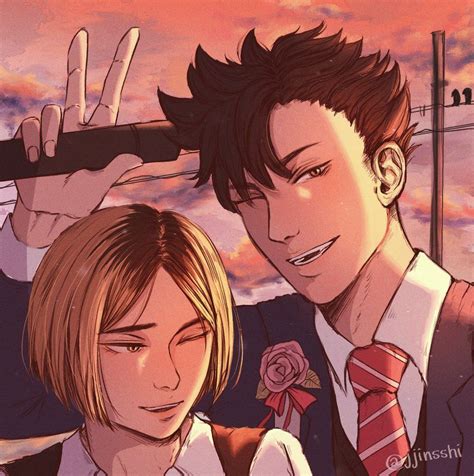 Jjin 🍑 School On Twitter Graduation Day 🌇☀️ Haikyuu Hq Kuroken