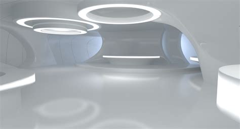 3d Sci Fi Futuristic Room Design