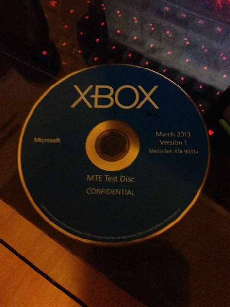 Xbox One Stress Test Disc Found In Launch Day Console Neogaf