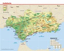 Mapa de Andalucía | Provincias, Municipios, Turístico y Carreteras de ...