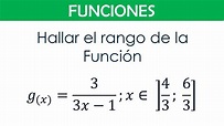 Álgebra - Funciones - Hallar el rango de la Función | Ejercicio 08 ...