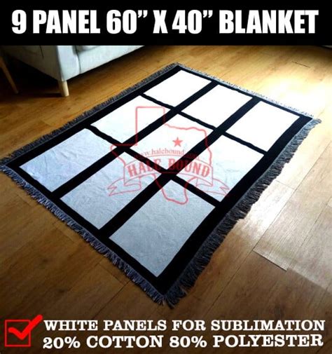 9 Panel 60 X 40 Throw Blanket Hale Bound