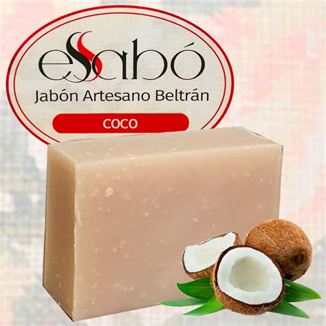 Jabón de Coco Artesanal y Natural Essabó 100 gr Son d Aromas