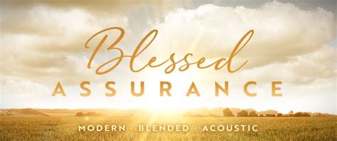 New Arrangement: Blessed Assurance (This Is My Story) | hymncharts.com