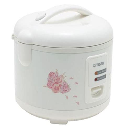 Tiger Jaz A U Electric Rice Cooker And Warmer With Steam Basket White