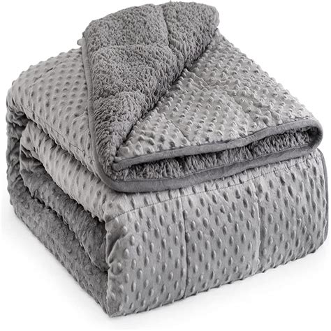 Sivio Sherpa Fleece Weighted Blanket For Adult 20lbs Cozy Plush