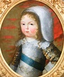 Portrait de Louis XIV enfant , 1643 , attribué aux Beaubrun - XVIIe ...