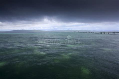 Rain Over Tropical Ocean Stock Photo Image Of Rain Weather 35572792