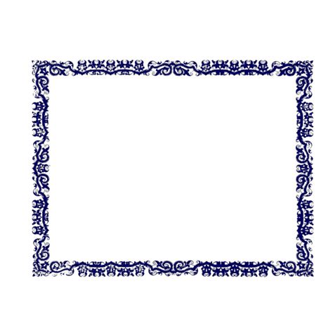 Blue Border 3 Png Svg Clip Art For Web Download Clip Art Png Icon Arts