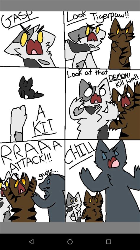 Thistleclaw Tigerpaw Tinyscourge And Bluefur Warrior Cats Comics
