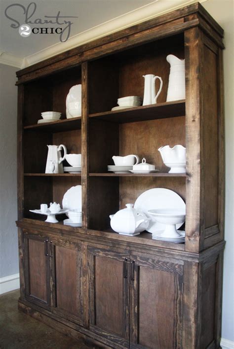 Ikea and ethan allen as well as ashley have the very best pieces of buffet and hutch for dining room furniture completion. DIY Dining Room Sideboard and Hutch - Restoration Hardware ...