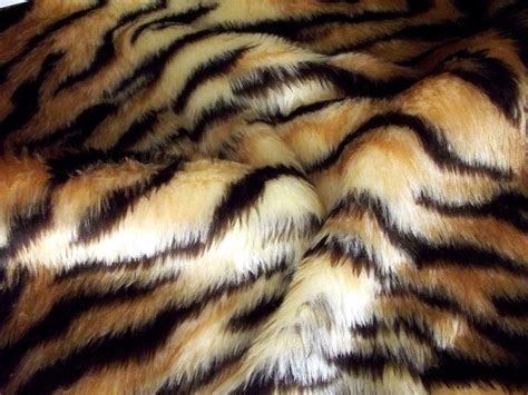 Animal Fun Faux Fur Fabric Material Tiger Uk Kitchen And Home