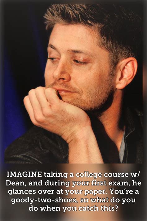 Imagine Jensen Ackles Dean Winchester Supernatural Supernatural Bunker Winchester