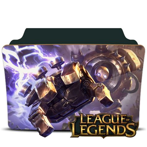League Of Legends Folder Icon Blitzcrank Version By Falcos8 On Deviantart