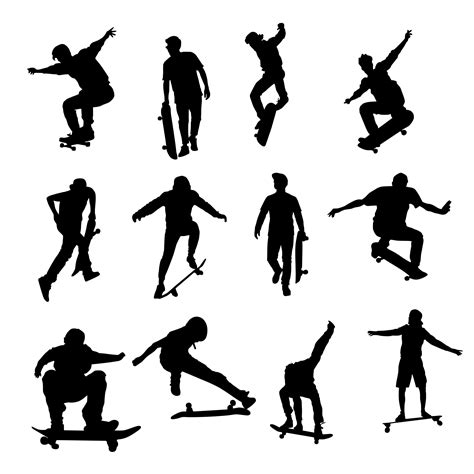 Skateboarder Silhouette Png