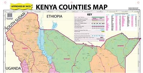 Map Of Counties In Kenya World Map