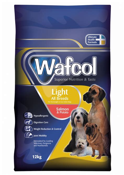 In a hurry, here are the top 3 best dog foods Wafcol Super Premium Light Salmon & Potato 🐶 Dog Food