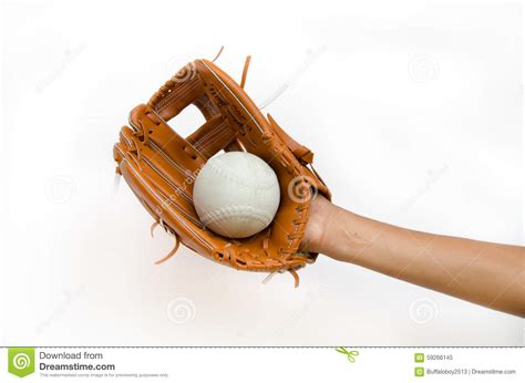 Catch The Ball Stock Image Image Of Activity Glove 59266145