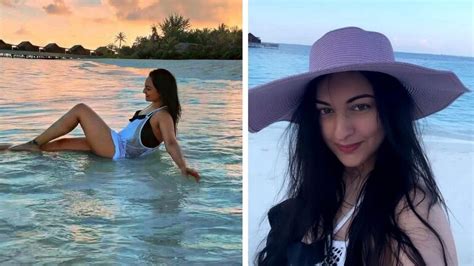 Sonakshi Sinha Gets Into A Lacy Swimsuit In Maldives Treats Instagram To Latest Pics Movies News