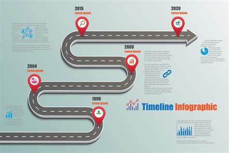 Business Roadmap Timeline Infographic Template Vector Illustration