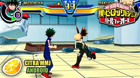 Boku No Hero Academia Battle For All 3ds Hd Citra Mmj Emulator