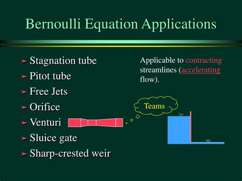 Ppt Elementary Fluid Dynamics The Bernoulli Equation Powerpoint