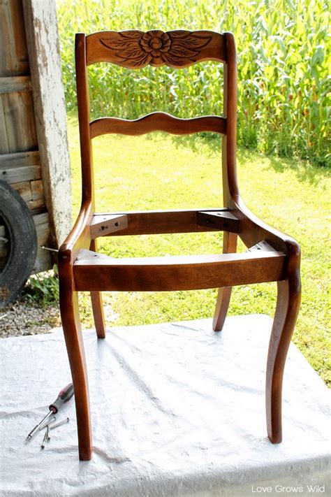 Easy tutorial for how to recover a dining room chair. Dining Chair Makeover - How to Strip, Paint, and Recover ...