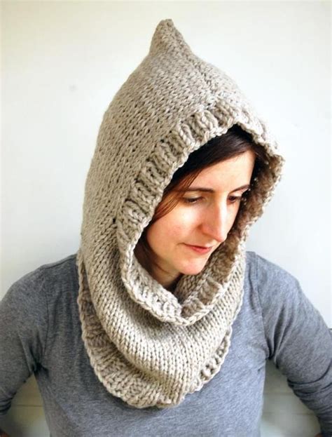 Chunky Hooded Cowl Craftsy Hooded Cowl Pattern Chunky Knitting