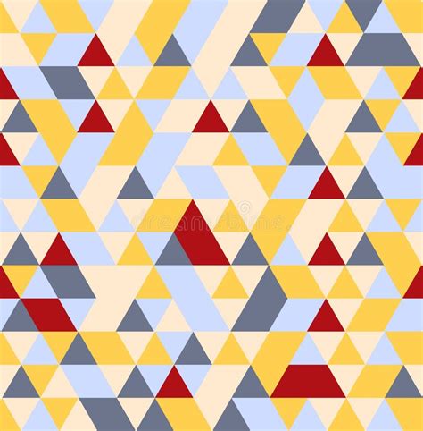 Seamless Triangle Pattern Vector Background Stock Illustration