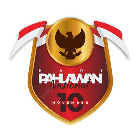 Badge Label Hari Pahlawan Pahlawan Indonesia Pancasila Day Png