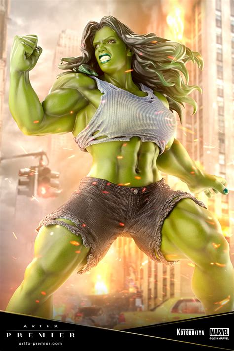 She Hulk Artfx Premier Statue Figure Kotobukiya