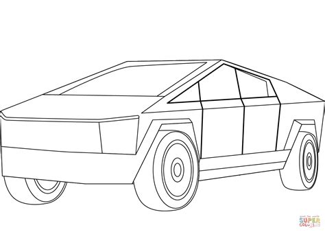 Tesla Truck Coloring Page Coloring Pages Coloring Pages Tesla Images And Photos Finder