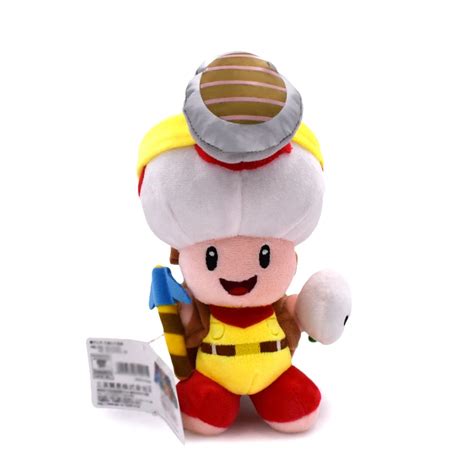 Free Shipping 20cm Standing Captain Toad Super Mario Brother Mushroom