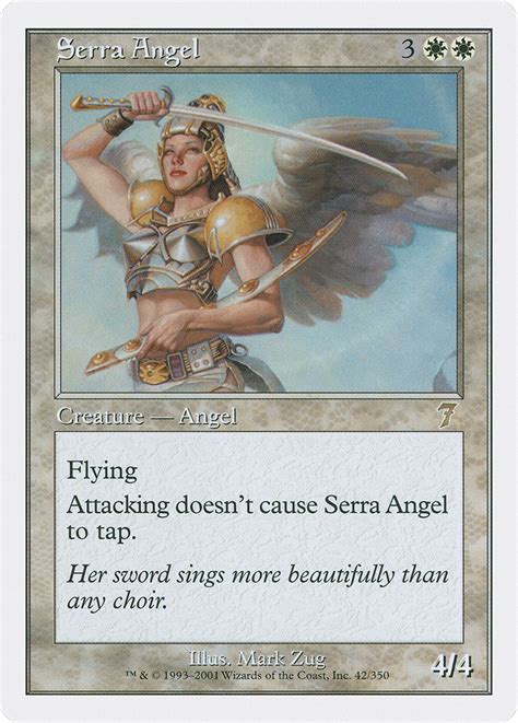 Serra Angel · Seventh Edition 7ed 42 · Scryfall Magic The Gathering